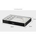 Top Professional supplier clear acrylic   jewelry storage box  Cosmetics Jewelry Organizer  plastic earring box